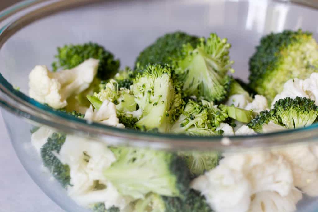 Roasted broccoli and cauliflower — What Lisa Cooks