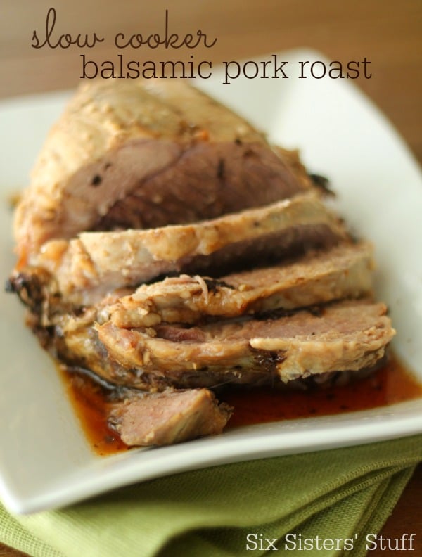 Slow Cooker Balsamic Pork Roast Recipe