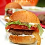 Caramelized Onion Beef Sliders