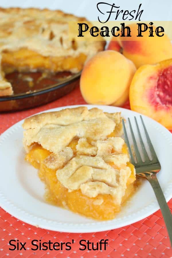 Fresh Peach Pie Recipe