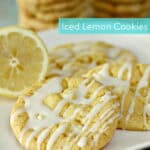 Iced Lemon Cookies