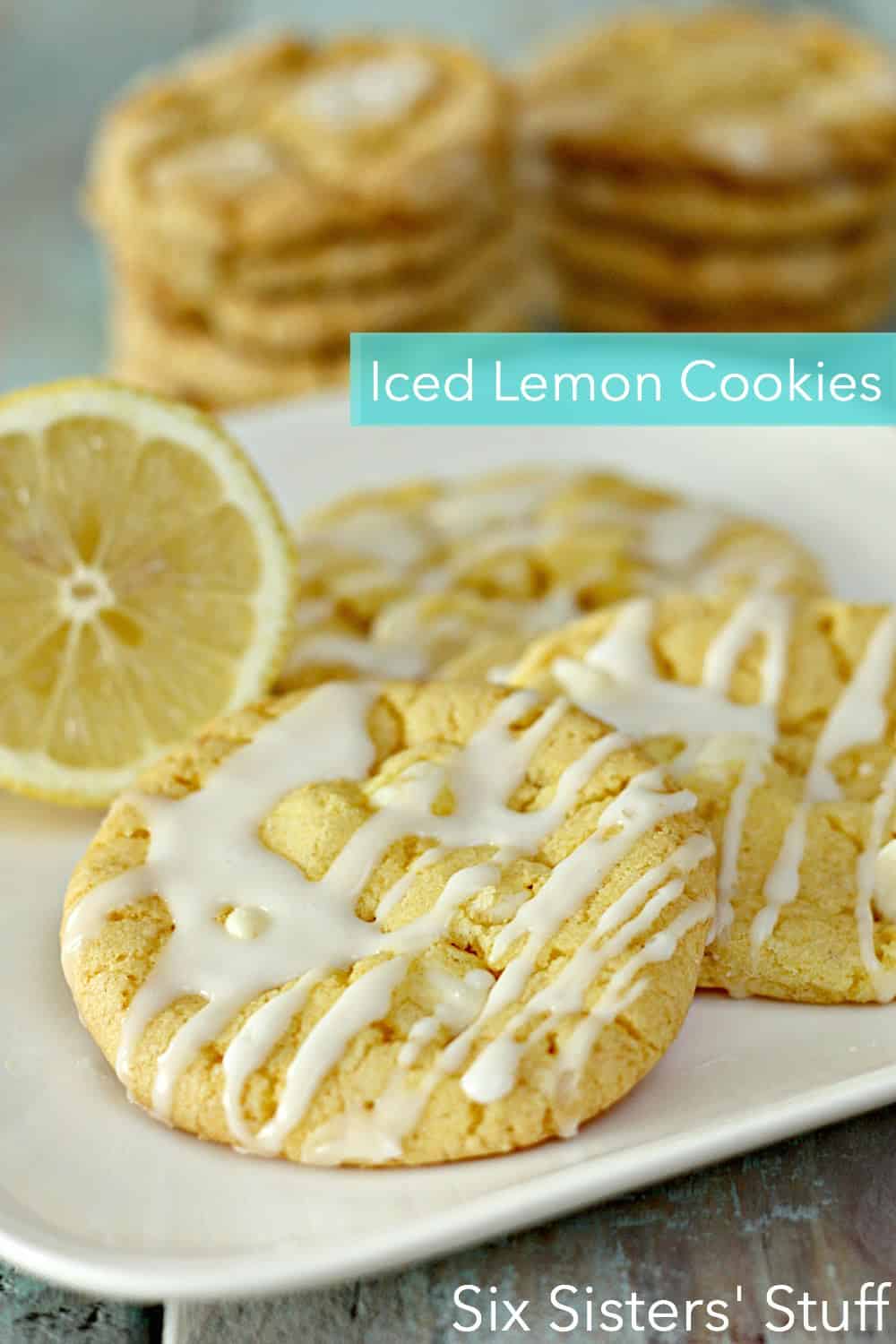 Iced Lemon Cake Mix Cookies Recipe