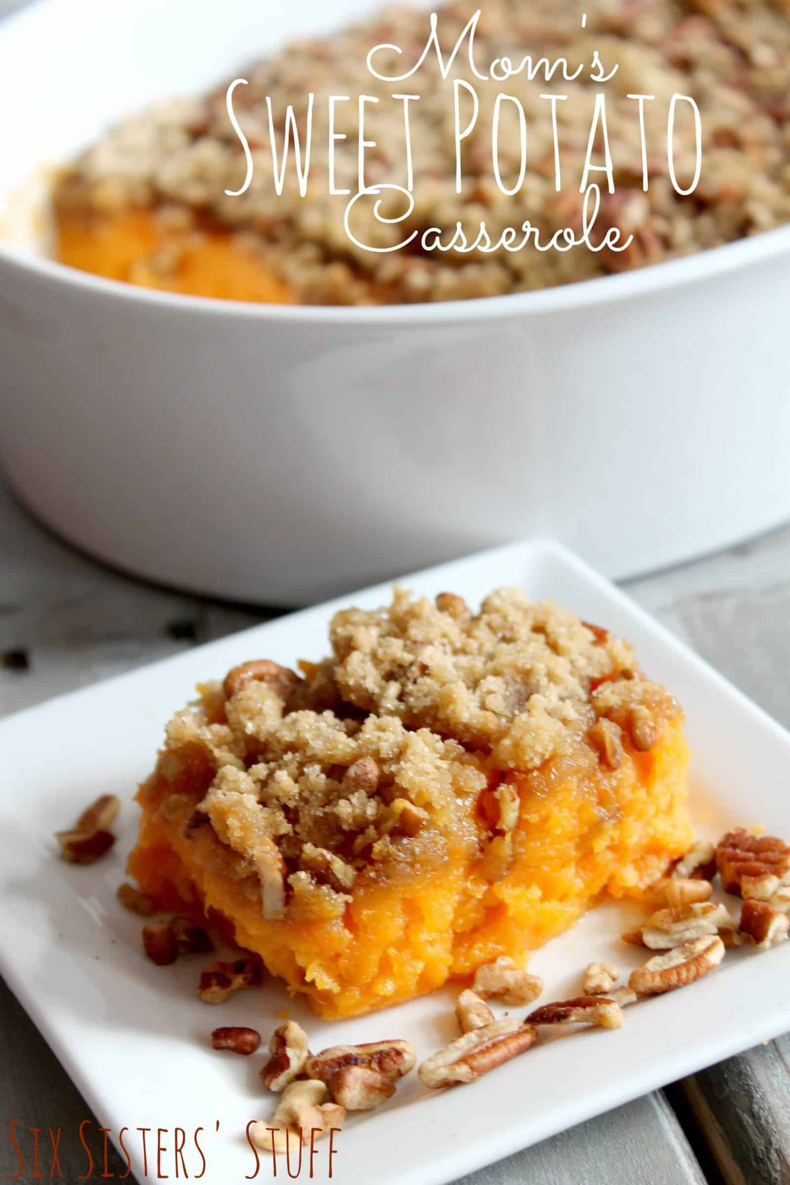 Mom's sweet potato casserole