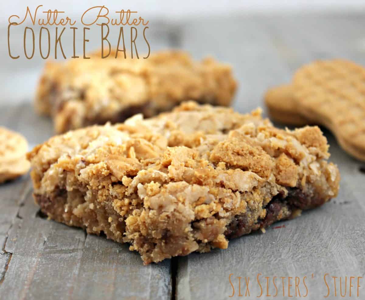 Nutter Butter Cookie Bars Recipe Six Sisters' Stuff