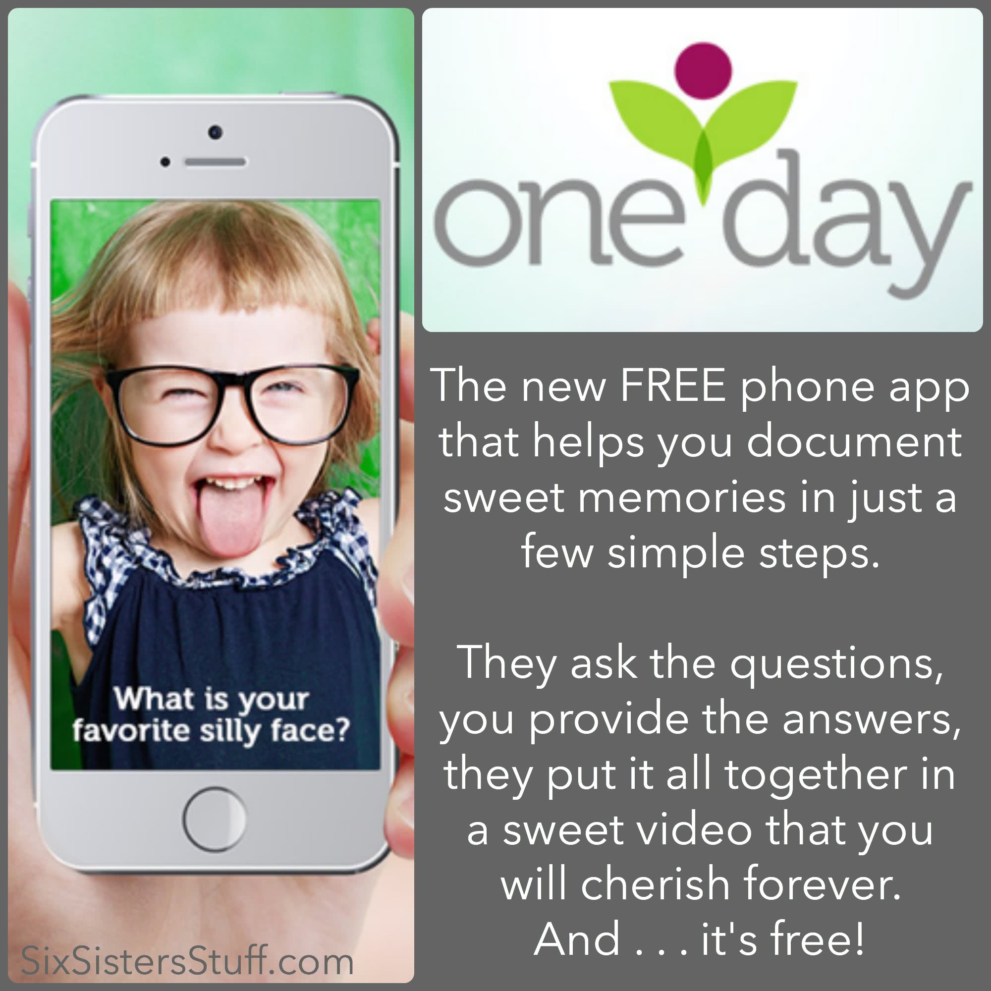 OneDay App- the BEST free app for parents! (Video Memories Made Easy)
