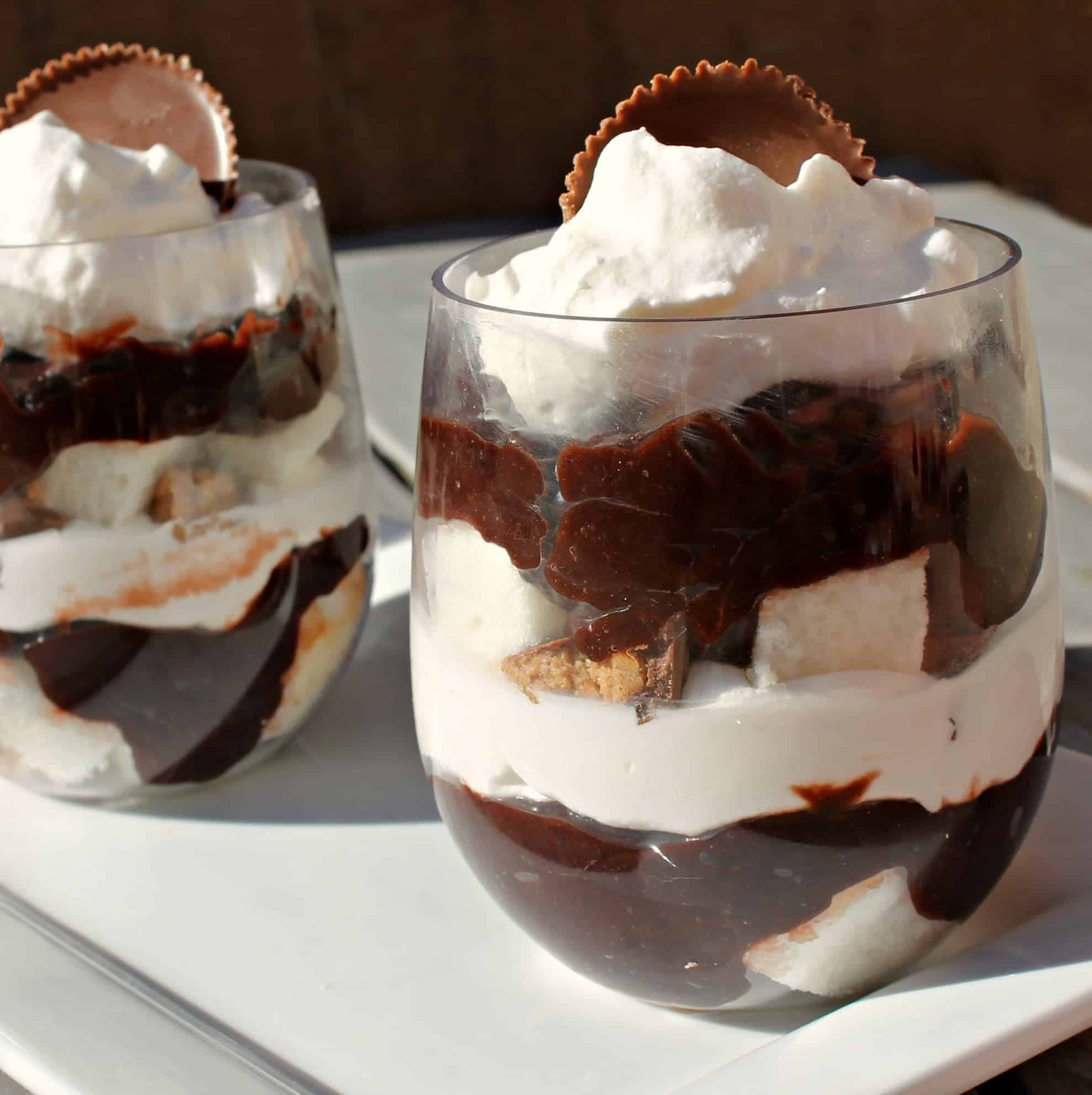 Mini Peanut Butter Cup Trifles Recipe