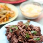 Slow Cooker Steak Flank Fajitas