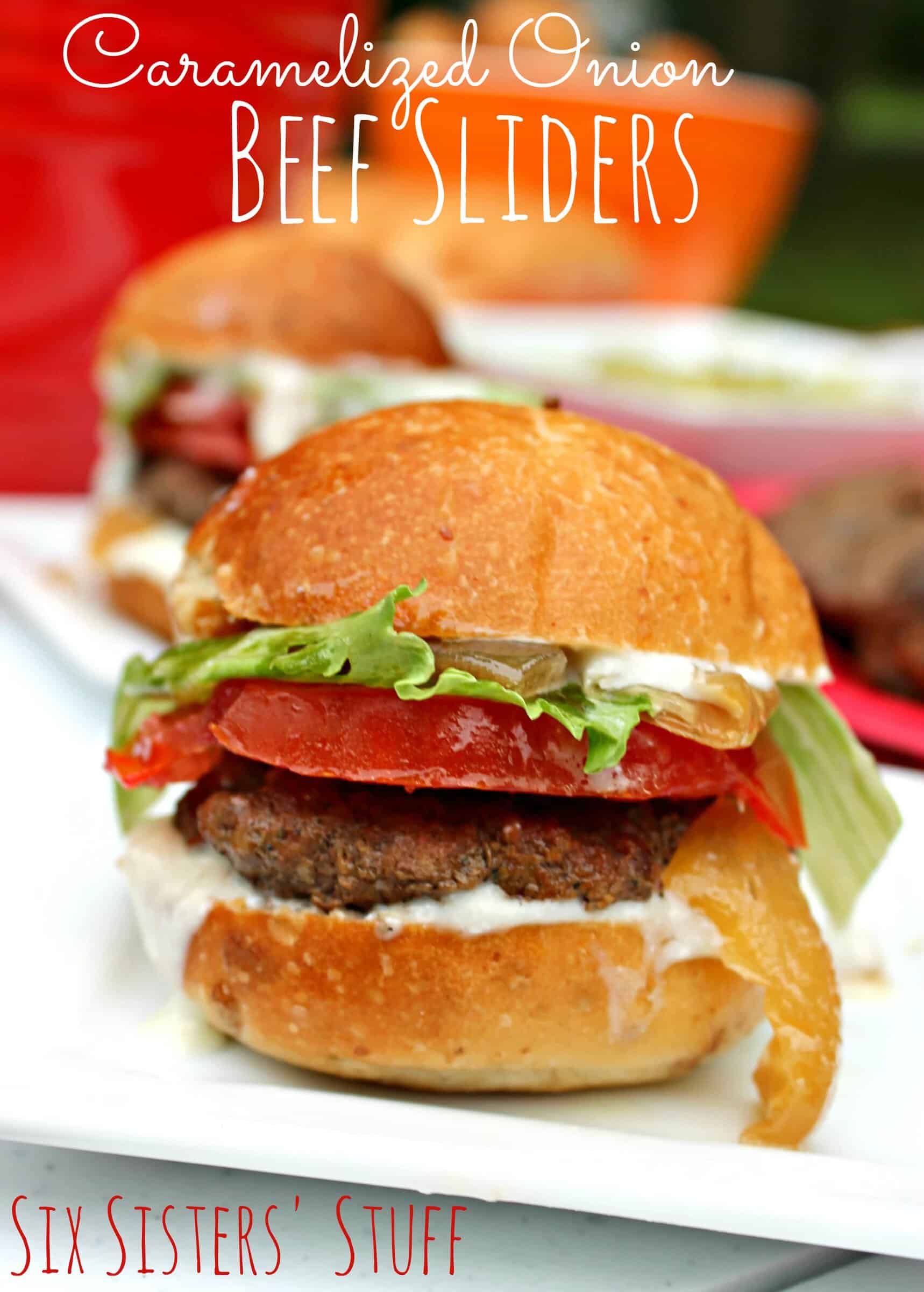 Caramelized Onion Beef Sliders Recipe