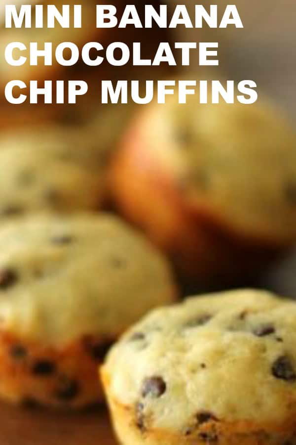 Mini Banana Chocolate Chip Muffins » Hummingbird High