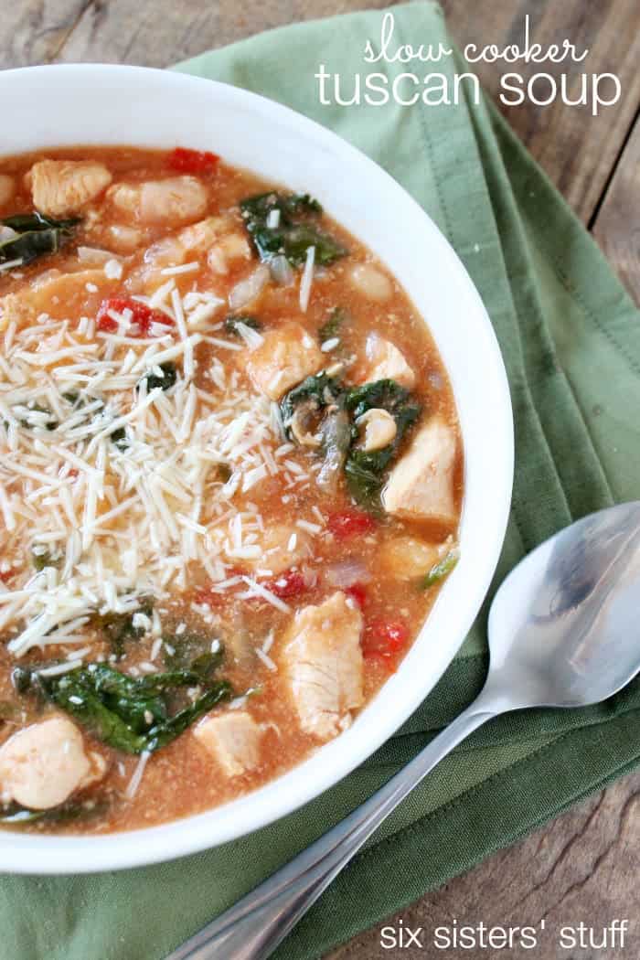 Slow Cooker Tuscan Soup Recipe