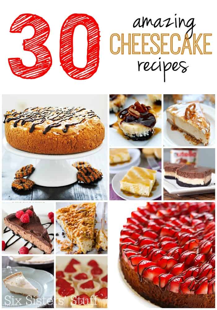 30 amazing cheesecake recipes