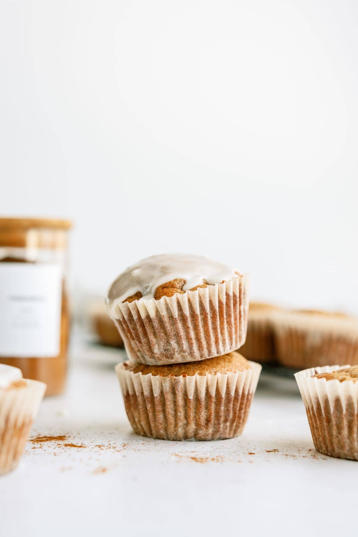 Baked Apple Fritter Muffins Recipe