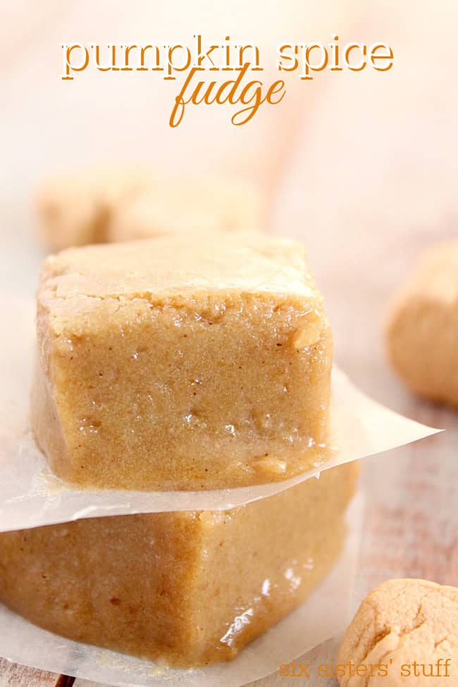 pumpkin spice fudge