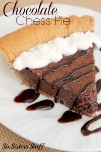 Chocolate Chess Pie