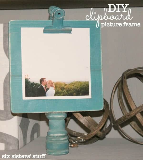 DIY Clipboard Picture Frame