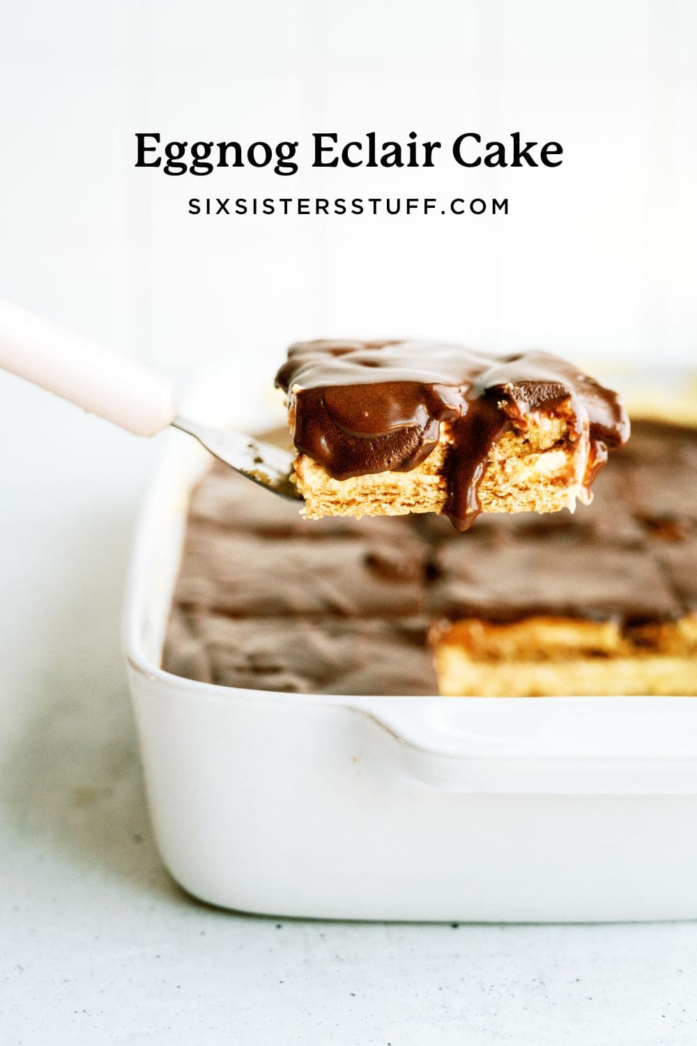 Eggnog Eclair Cake Recipe