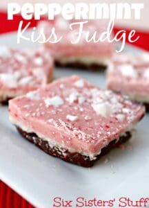 Peppermint Kiss fudge