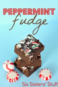 Peppermint fudge