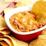 slow cooker hot bean dip