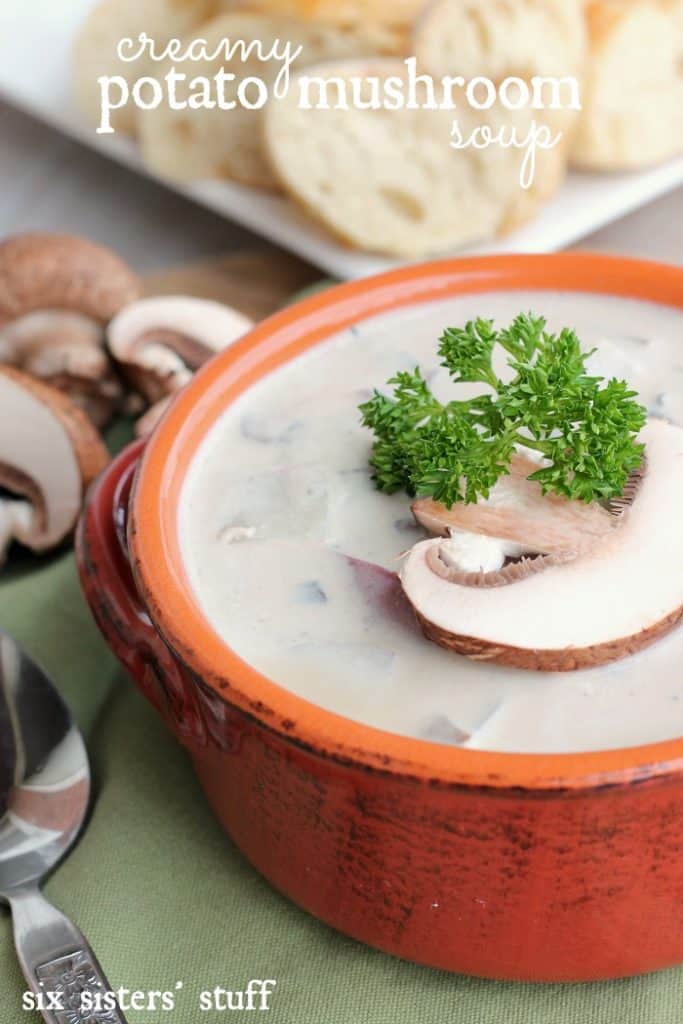 creamy potato mushroom soup