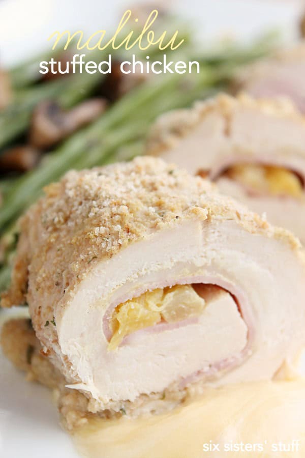 Malibu Stuffed Chicken