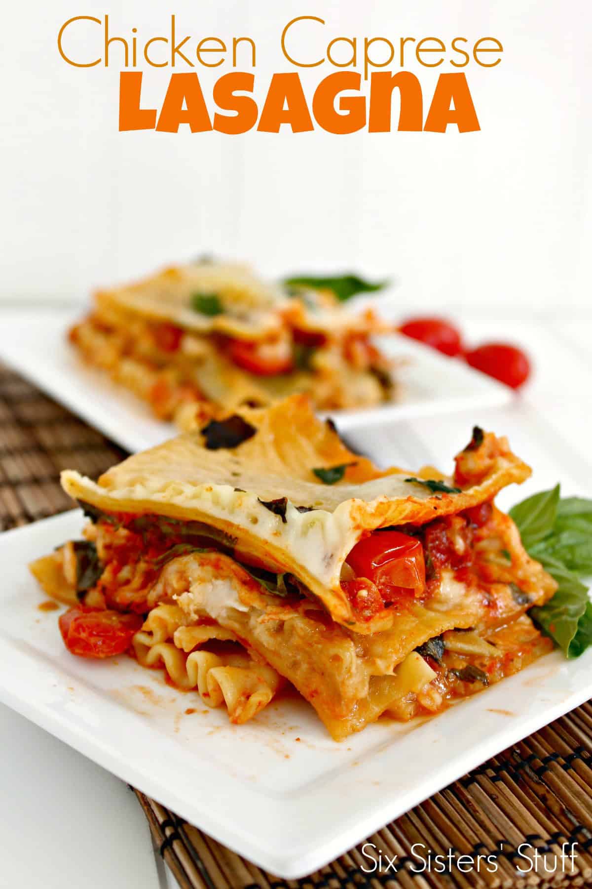 Caprese Chicken Lasagna Recipe