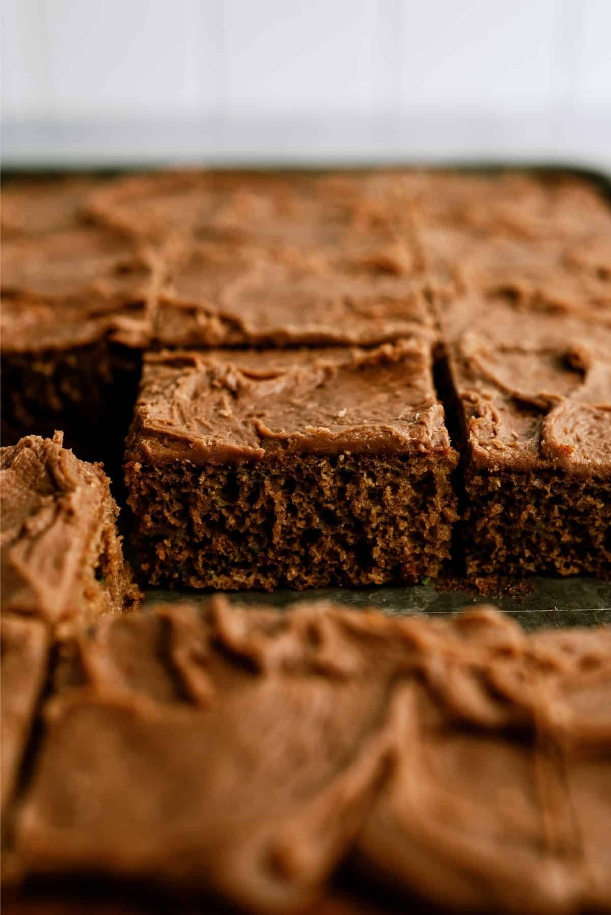 Chocolate Zucchini Sheet Cake