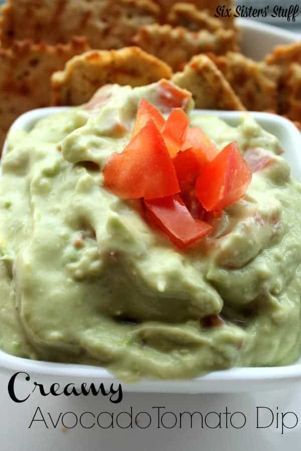 Creamy Avocado Tomato Dip