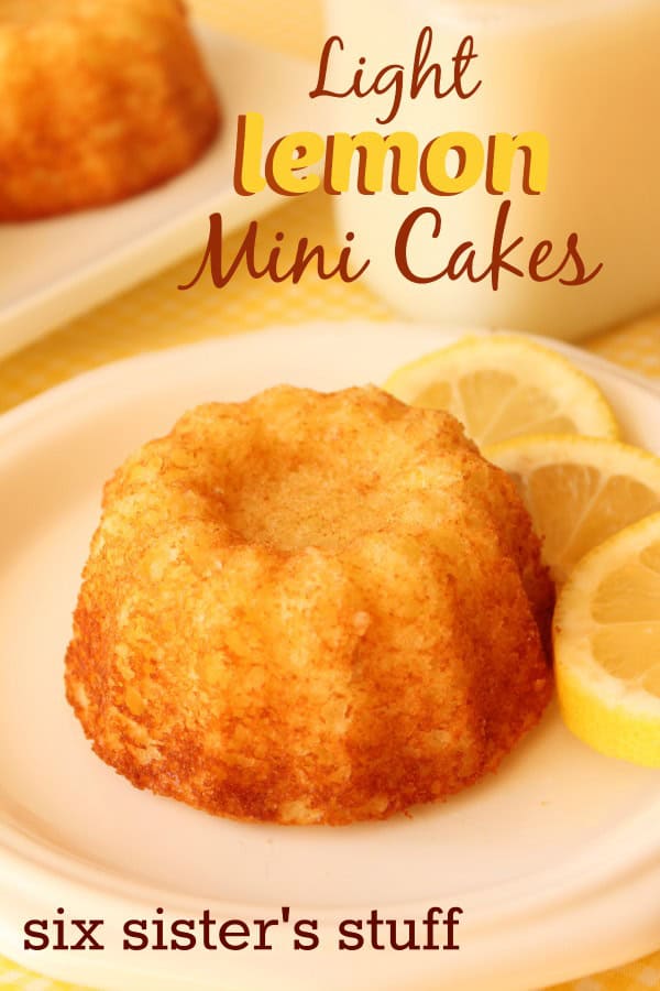 Light Lemon Mini Cakes Recipe