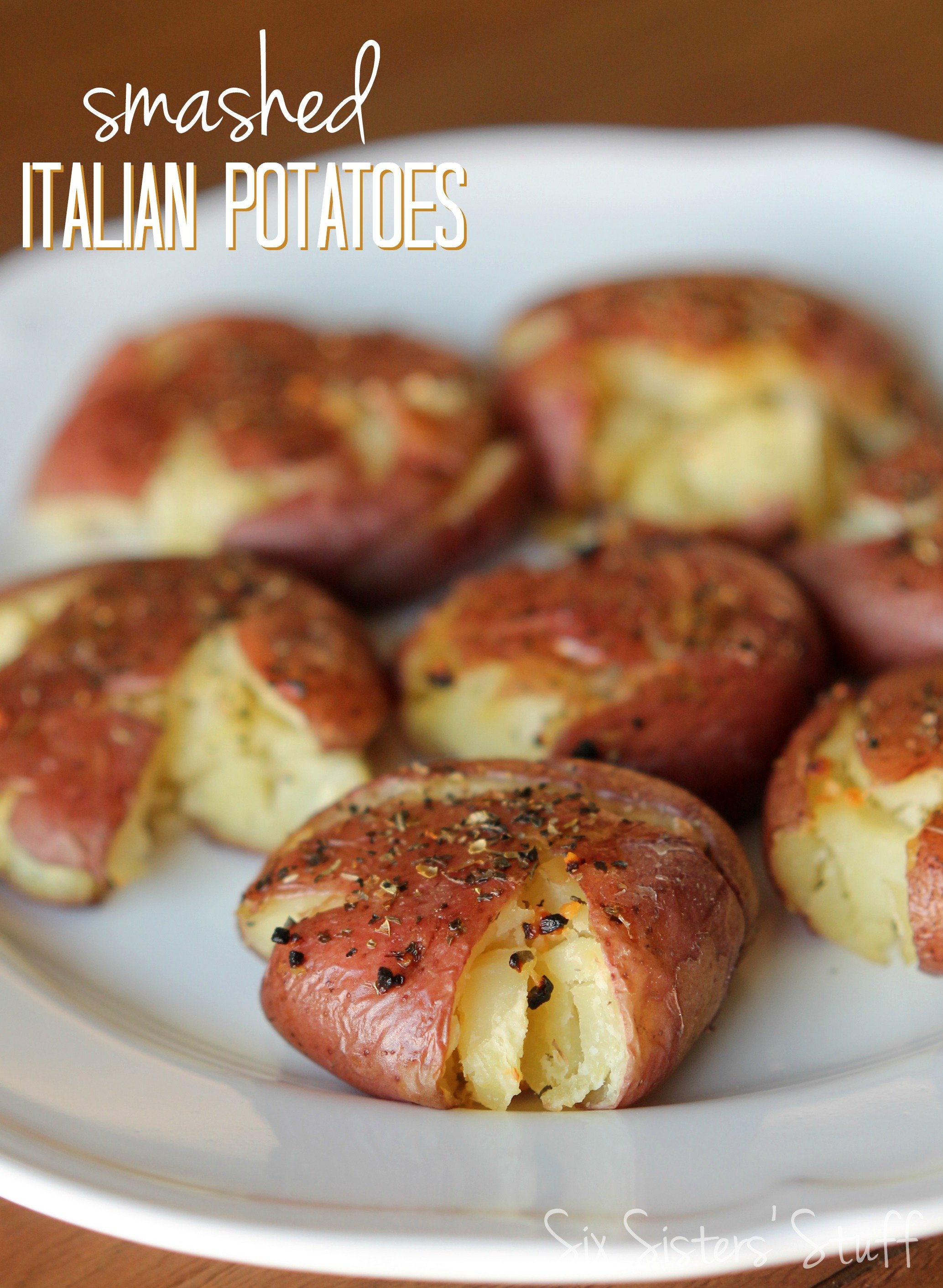 Smashed Italian Red Potatoes Recipe