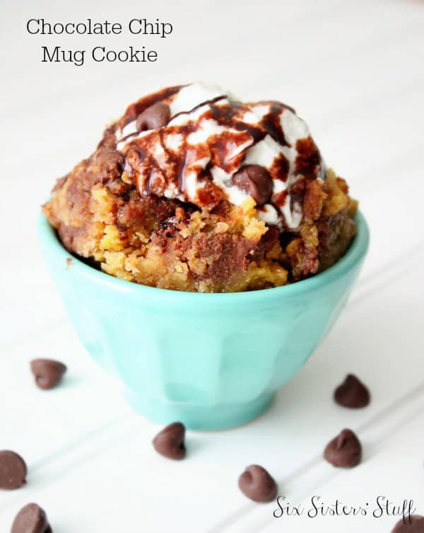 Chocolate Chip Mug Cookie