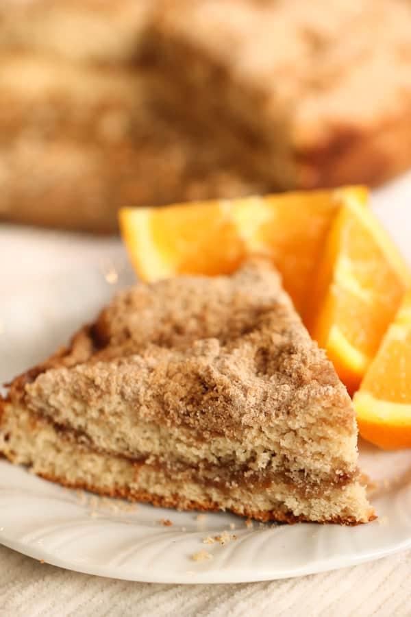 Cinnamon Streusel Coffee Cake