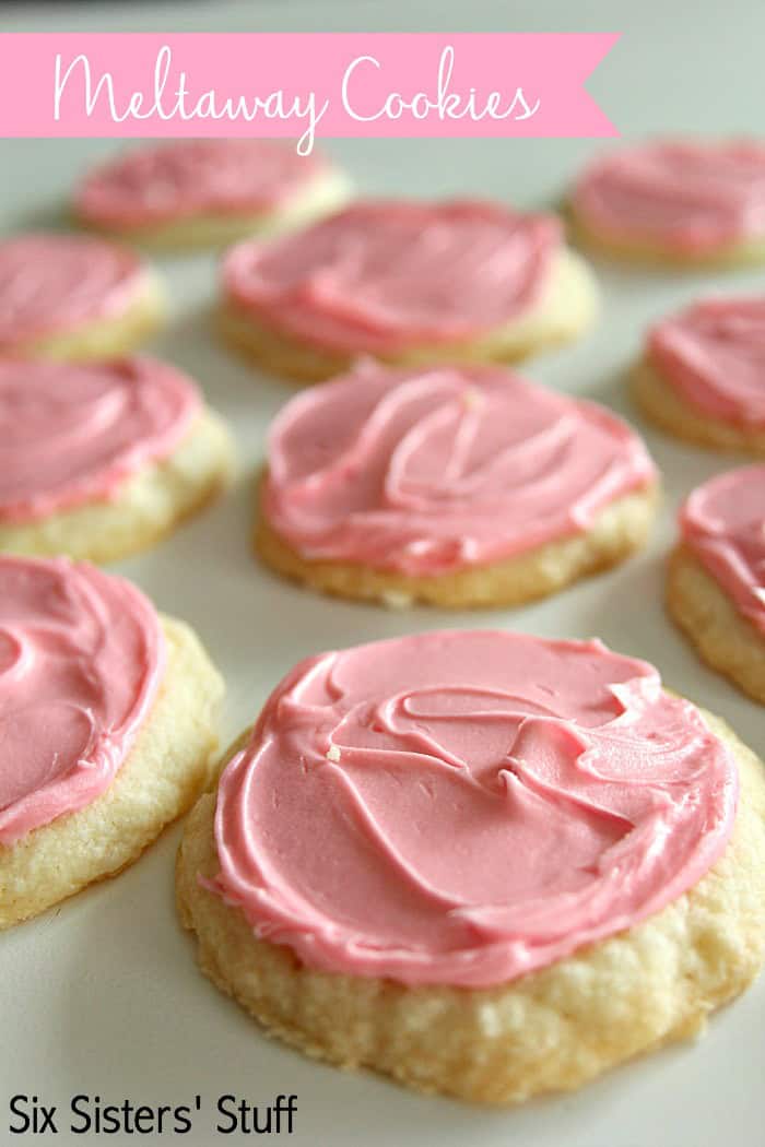 Frosted Meltaway Cookies