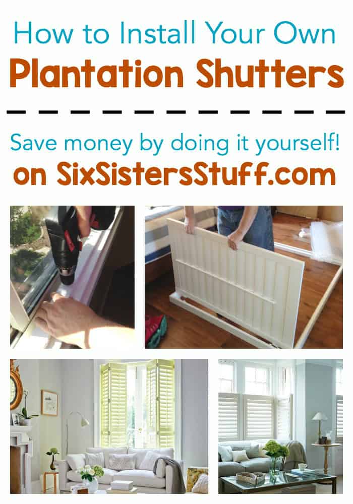 How To Install Plantation Shutters Yourself (and a giveaway!!)