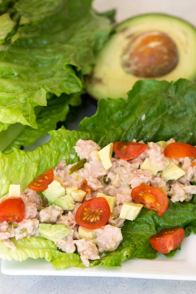 Tuna Lettuce Wraps