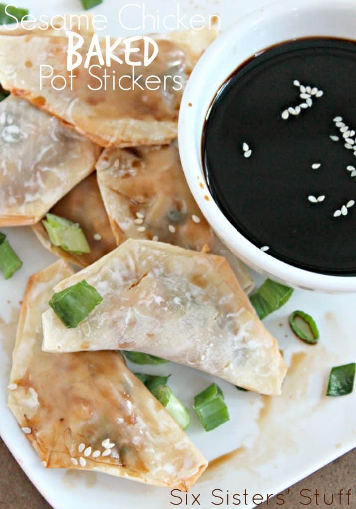 sesame chicken baked pot stickers recipe
