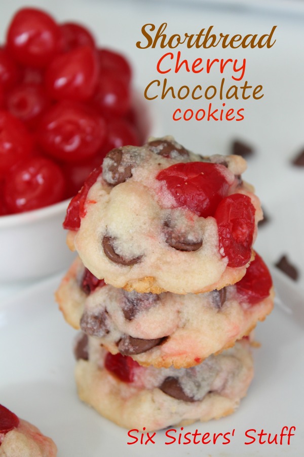 Shortbread Cherry Chocolate Cookies Recipe