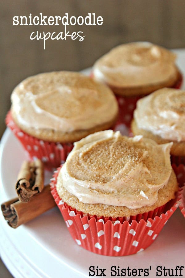 Snickerdoodle Cupcakes