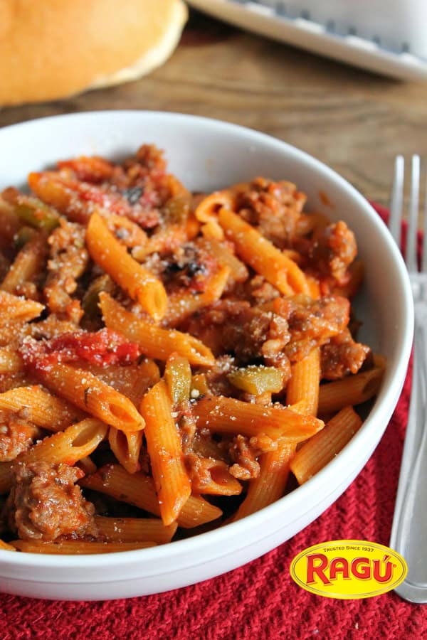 one-pot sausage penne pasta