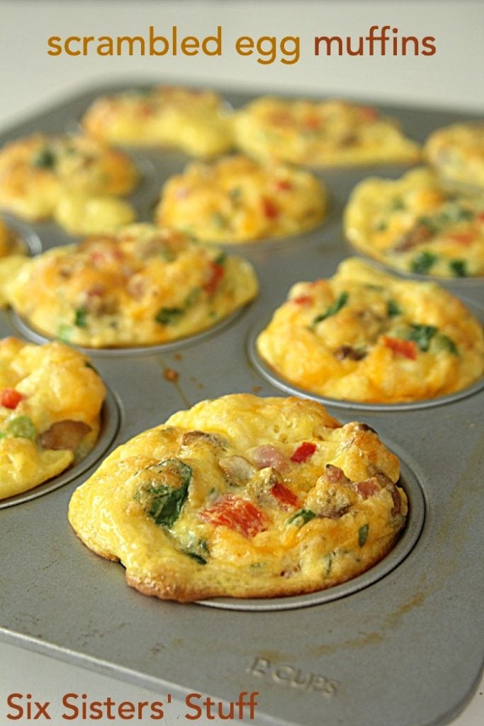 Scrambled Egg Breakfast Muffins | Six Sisters' Stuff
