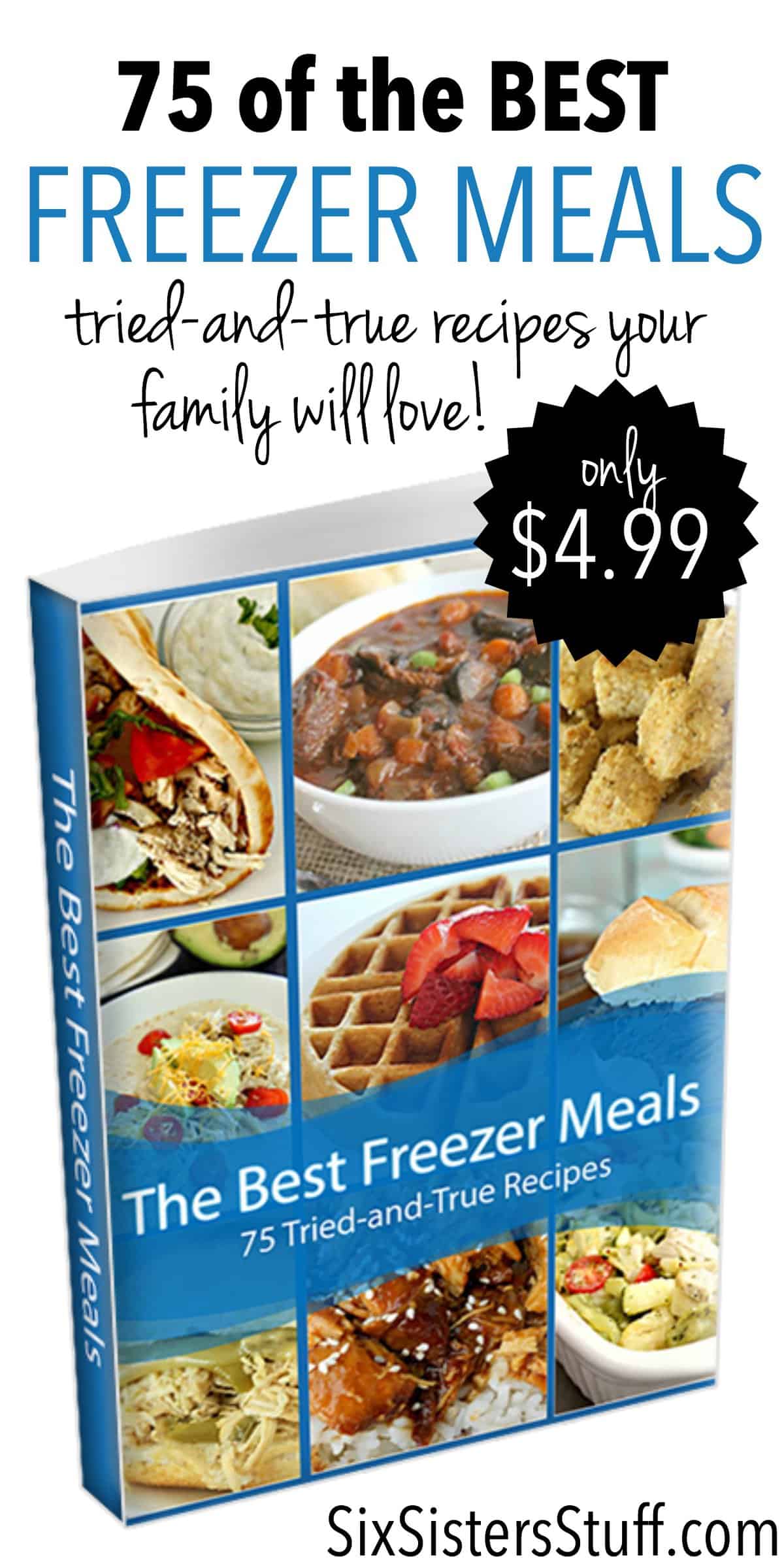 75 of the Best Freezer Meals eCookbook