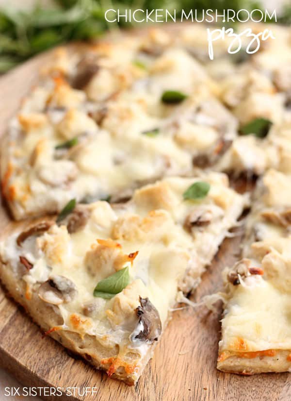 Chicken Mushroom Pizza