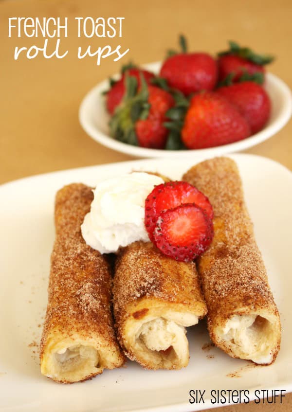 French Toast Roll Ups