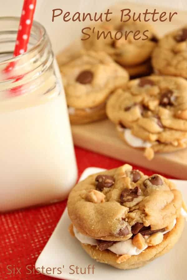 Peanut Butter S’mores Cookies