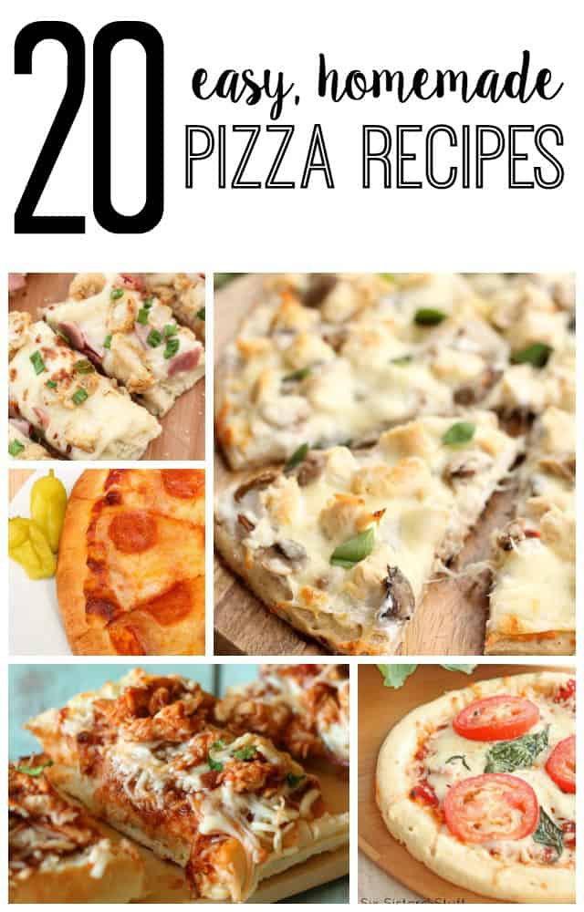 20 Easy Homemade Pizza Recipes