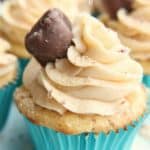 Butterfinger cupcakes