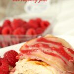Ham and Swiss Chicken with Raspberry Glaze