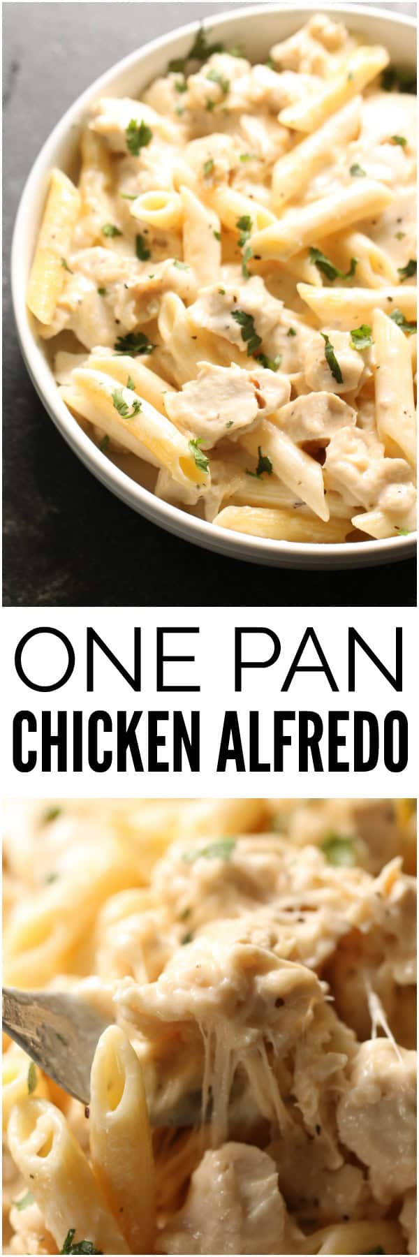 Ein Pan Chicken Alfredo