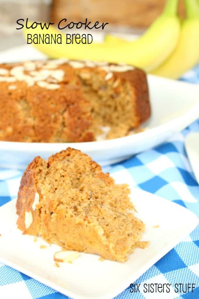 slow cooker banana bread