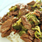 Chinese beef and broccoli made in crock pot